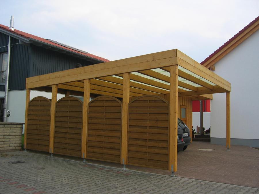 Carport aus Holz