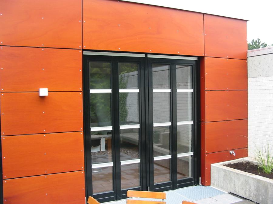 Fassadenbau aus Holz